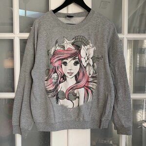 Disney The Little Mermaid Ariel Graphic Print Sweatshirt